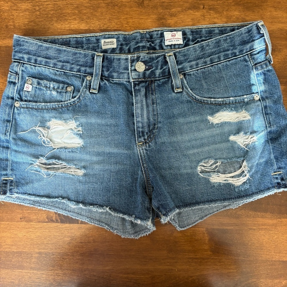Ag Jeans Bonnie Relaxed Cut Off Short 28